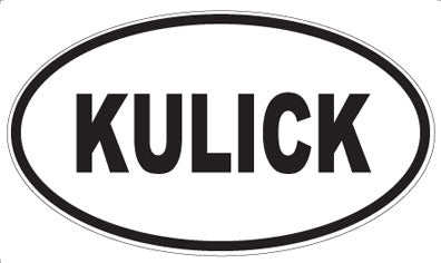 KULICK - Oval Magnet