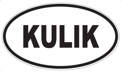 KULIK - Oval Sticker