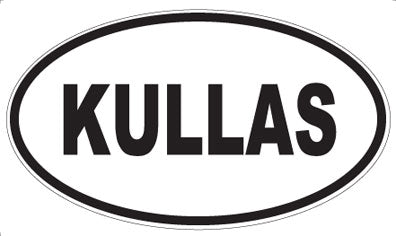 KULLAS - Oval Sticker