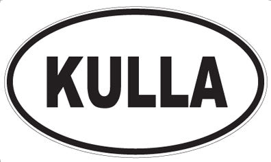 KULLA - Oval Magnet