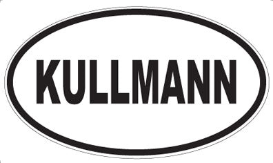 KULLMANN - Oval Sticker
