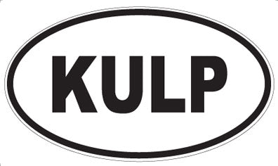 KULP - Oval Sticker