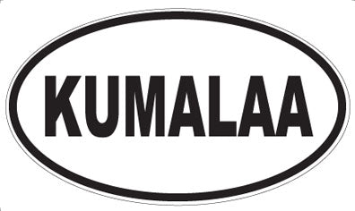 KUMALAA - Oval Sticker