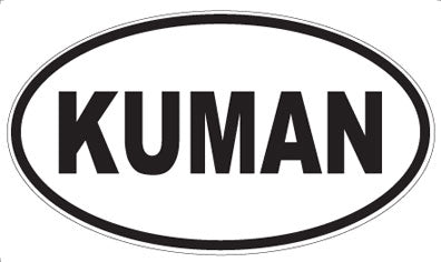 KUMAN - Oval Magnet