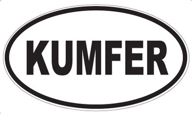 KUMFER - Oval Magnet