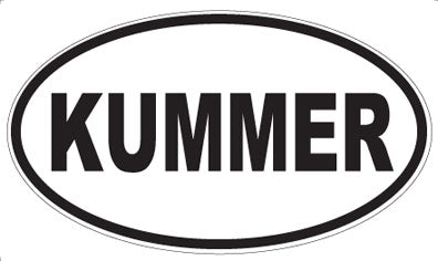 KUMMER - Oval Magnet