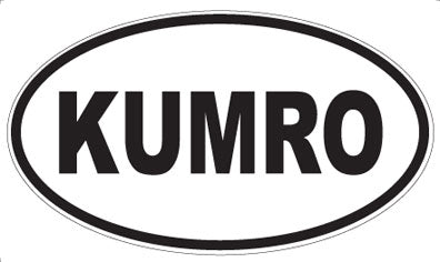 KUMRO - Oval Sticker