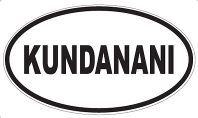 KUNDANANI - Oval Magnet