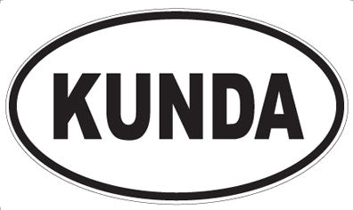 KUNDA - Oval Magnet