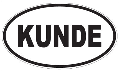 KUNDE - Oval Magnet