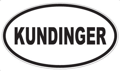 KUNDINGER - Oval Magnet