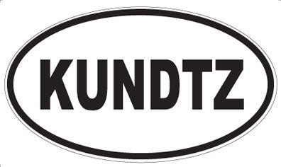KUNDTZ - Oval Magnet