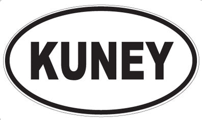 KUNEY - Oval Magnet