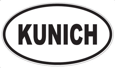 KUNICH - Oval Magnet