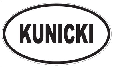 KUNICKI - Oval Magnet