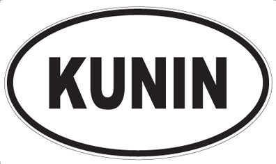 KUNIN - Oval Magnet