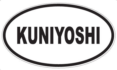KUNIYOSHI - Oval Magnet
