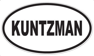 KUNTZMAN - Oval Magnet