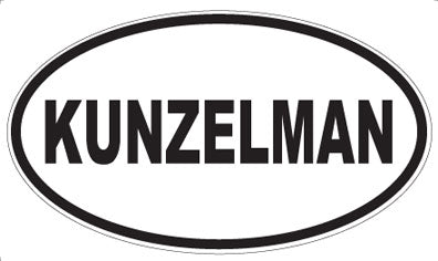KUNZELMAN - Oval Magnet