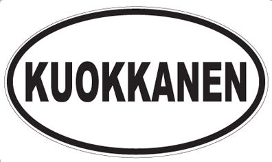 KUOKKANEN - Oval Sticker