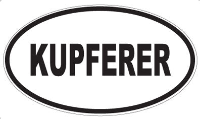 KUPFERER - Oval Magnet