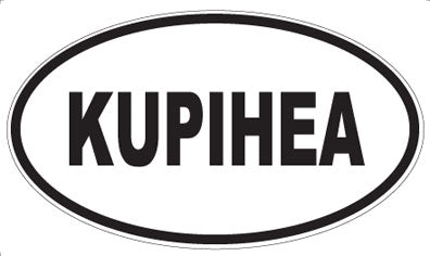 KUPIHEA - Oval Sticker