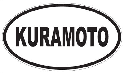 KURAMOTO - Oval Sticker