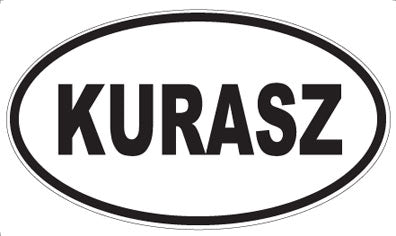 KURASZ - Oval Sticker