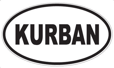 KURBAN - Oval Magnet