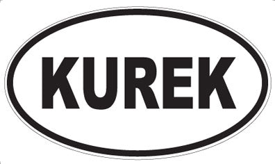 KUREK - Oval Sticker