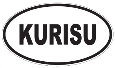 KURISU - Oval Sticker