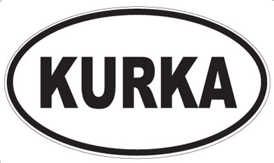 KURKA - Oval Sticker