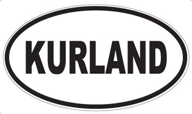 KURLAND - Oval Sticker
