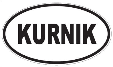 KURNIK - Oval Sticker