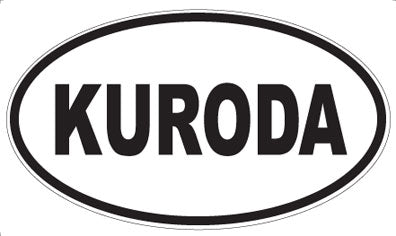 KURODA - Oval Sticker