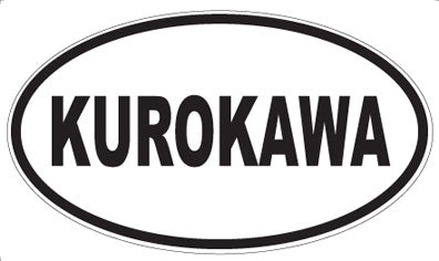 KUROKAWA - Oval Sticker