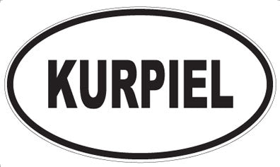 KURPIEL - Oval Magnet
