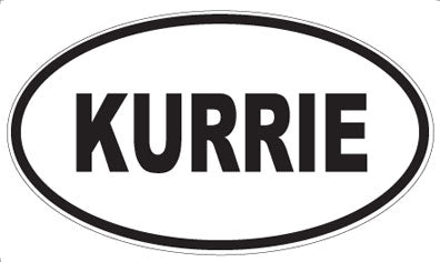 KURRIE - Oval Magnet