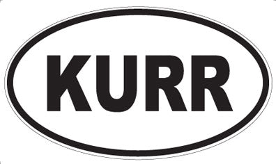 KURR - Oval Magnet