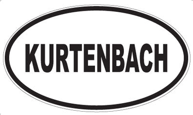 KURTENBACH - Oval Sticker