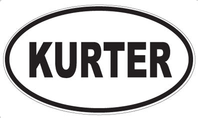 KURTER - Oval Magnet