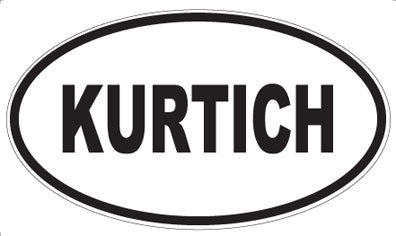 KURTICH - Oval Magnet