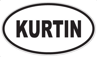 KURTIN - Oval Magnet