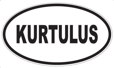 KURTULUS - Oval Sticker