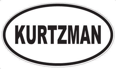 KURTZMAN - Oval Magnet