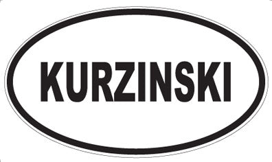 KURZINSKI - Oval Magnet