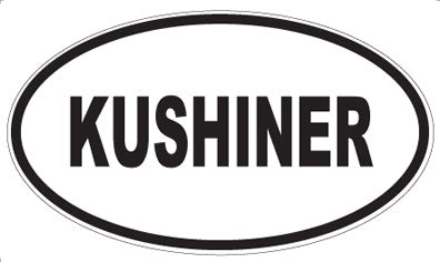 KUSHINER - Oval Sticker