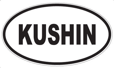 KUSHIN - Oval Magnet