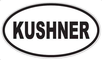 KUSHNER - Oval Sticker