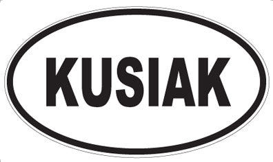 KUSIAK - Oval Sticker